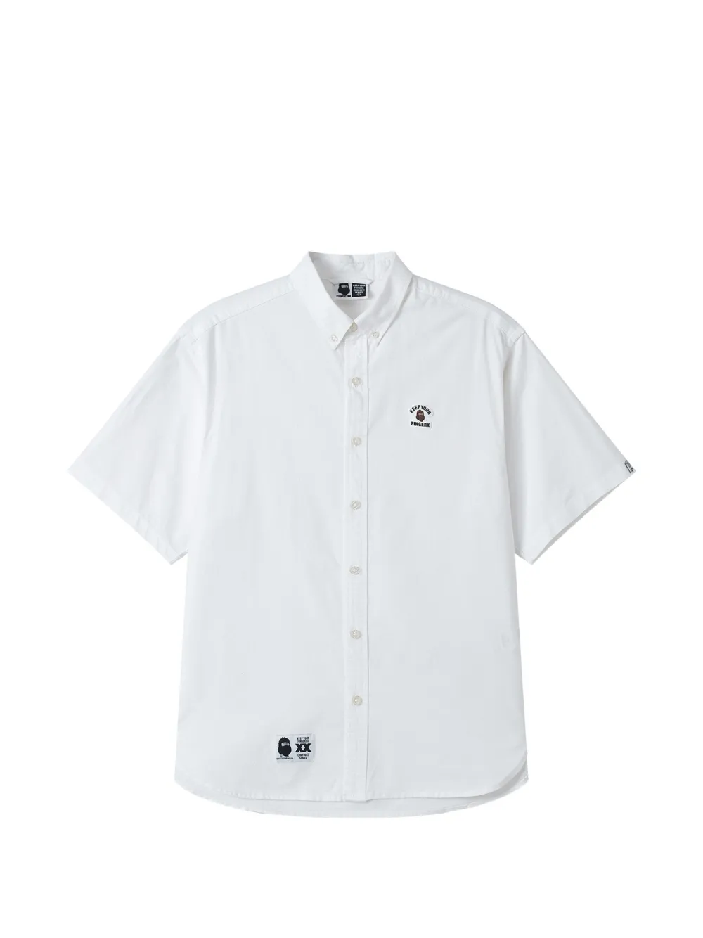 FINGERCROXX 标贴衬衫 | 白色 | Image 1