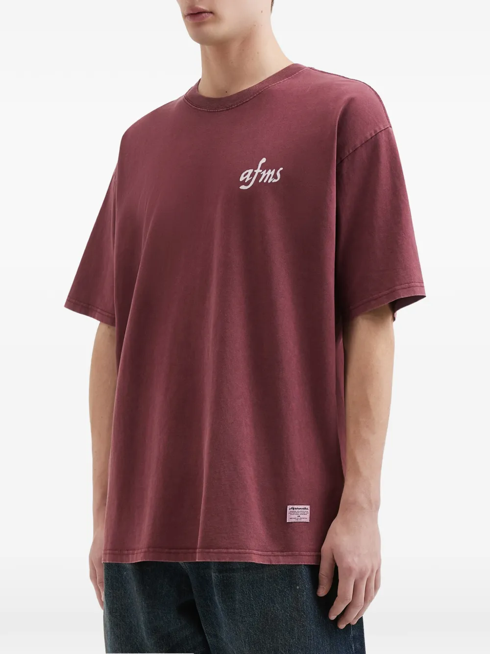 Elephant-Embroidered T-Shirt