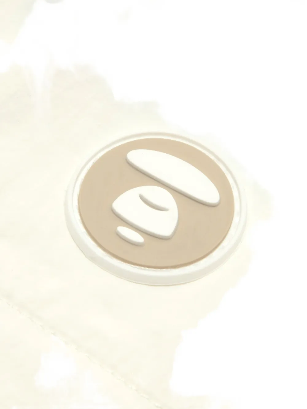 AAPE BY *A BATHING APE Jack met capuchon Beige