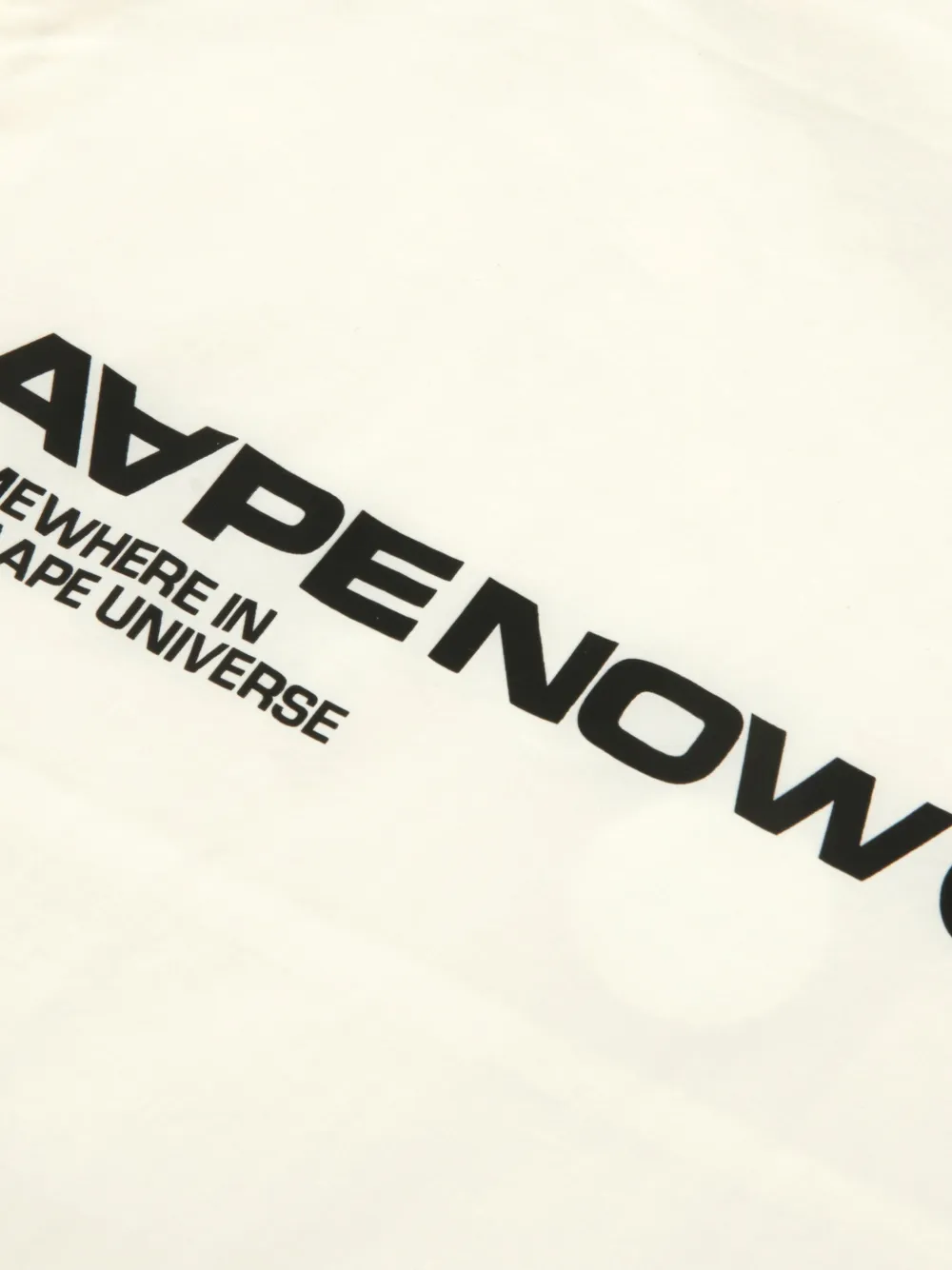 AAPE BY *A BATHING APE Jack met capuchon Beige