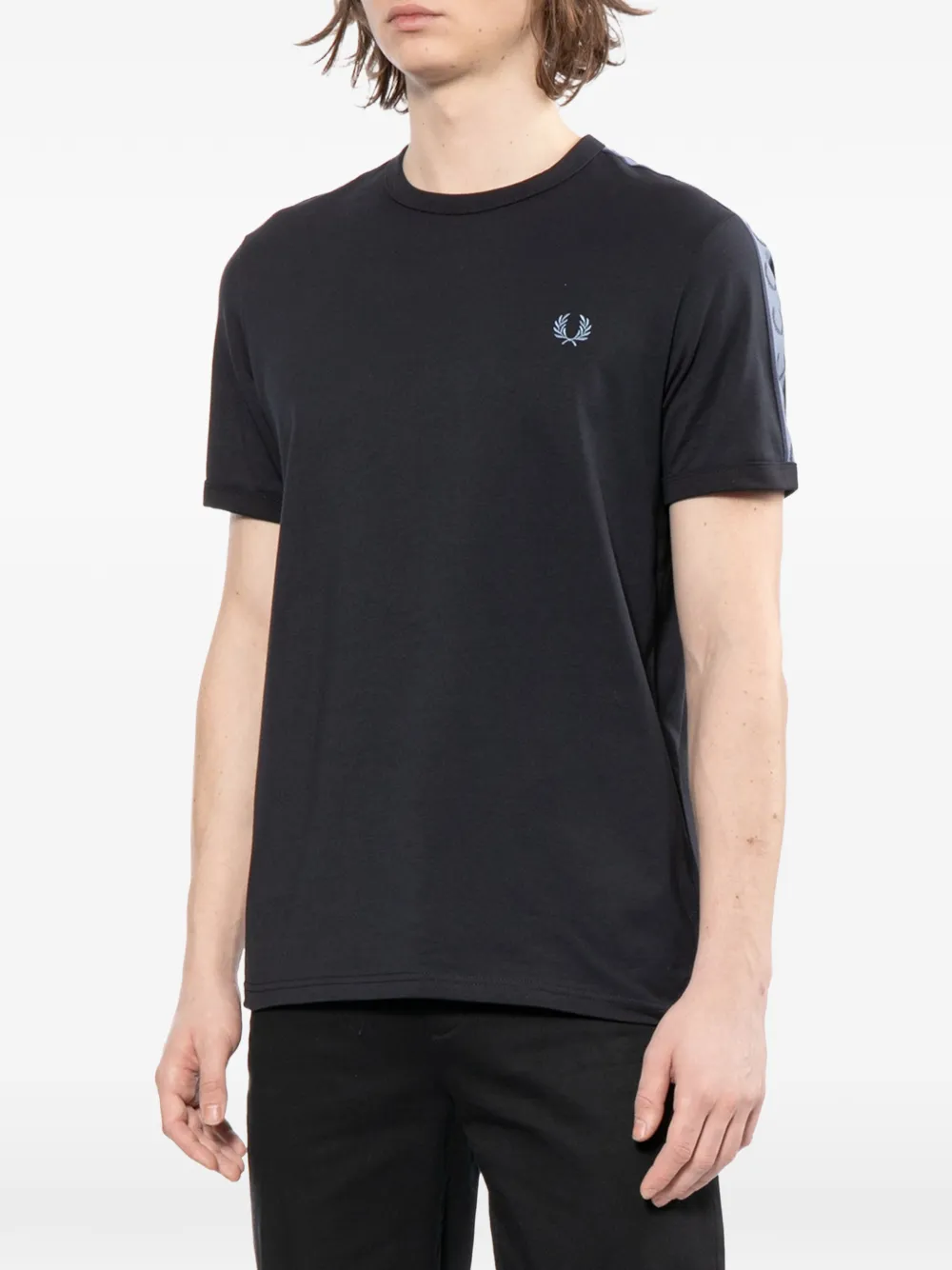  Fred Perry Laurel-wreath Striped T-shirt - Blue 
