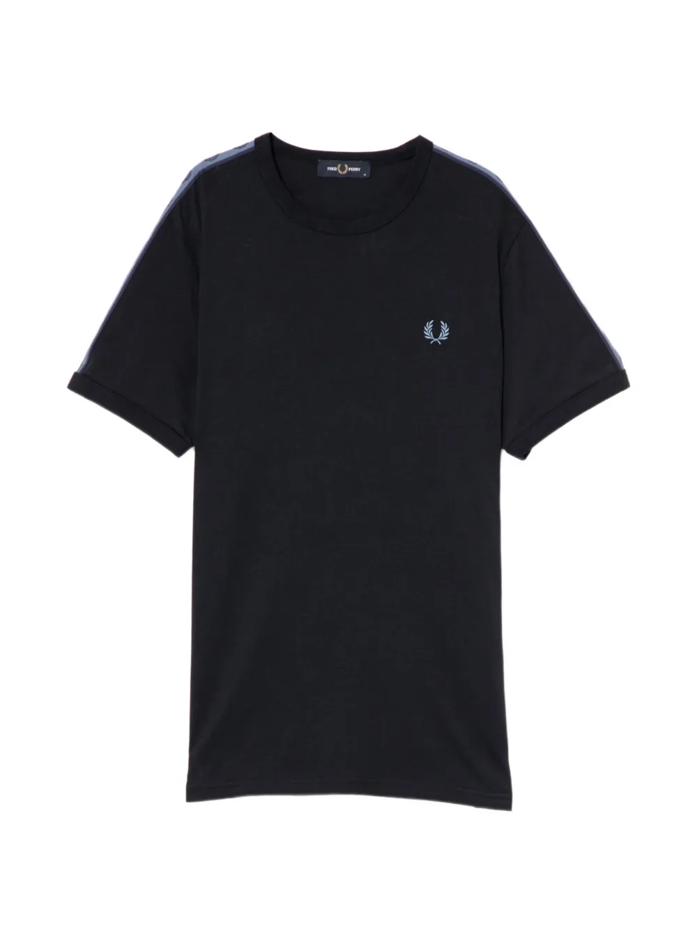 Fred Perry laurel-wreath striped T-shirt - Blau