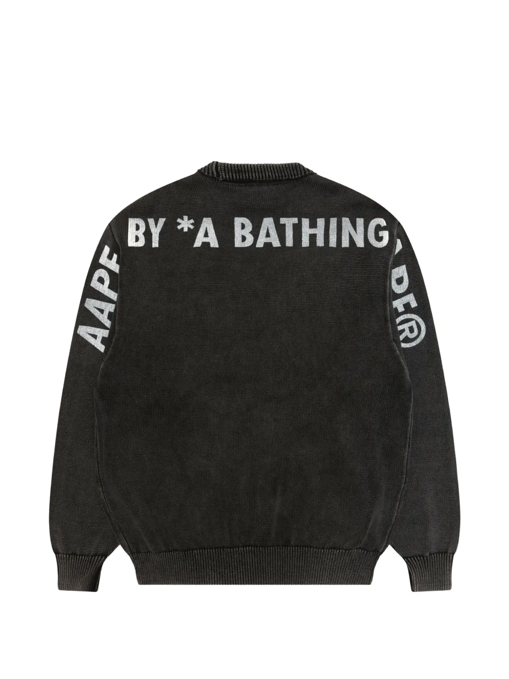AAPE BY *A BATHING APE Vest met V-hals en patch Grijs