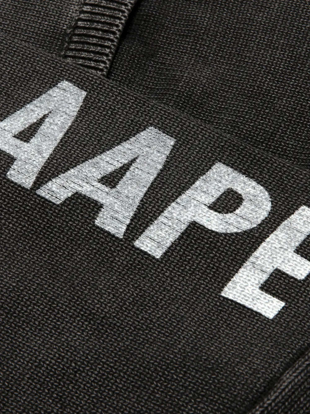 AAPE BY *A BATHING APE Vest met V-hals en patch Grijs