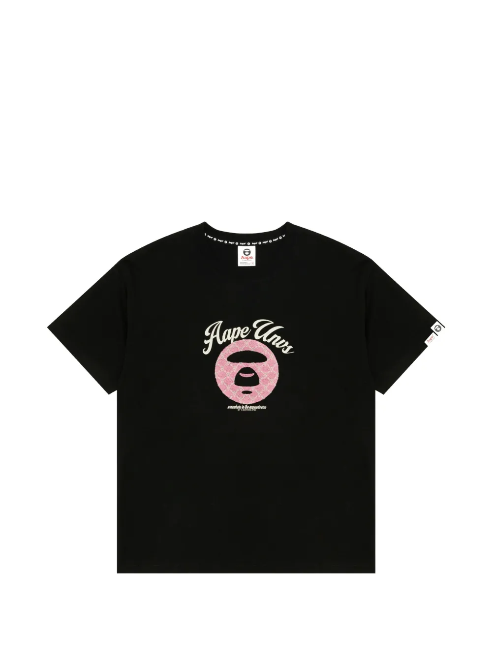 AAPE BY *A BATHING APE® T-shirt con grafica - Nero