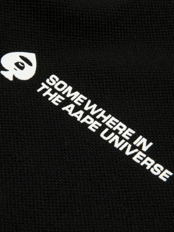 AAPE BY *A BATHING APE® ロゴ ポロシャツ | ブラック | FARFETCH JP