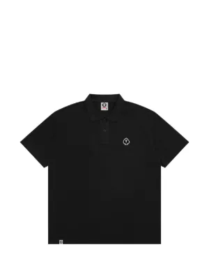 AAPE BY *A BATHING APE® Cotton Polo Shirt | Black | FARFETCH JO