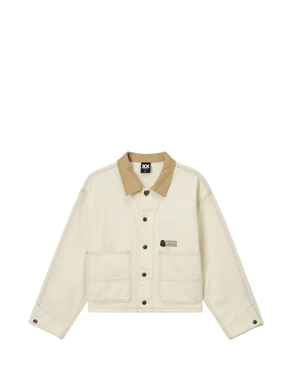 FINGERCROXX Giacca con applicazione - Toni neutri