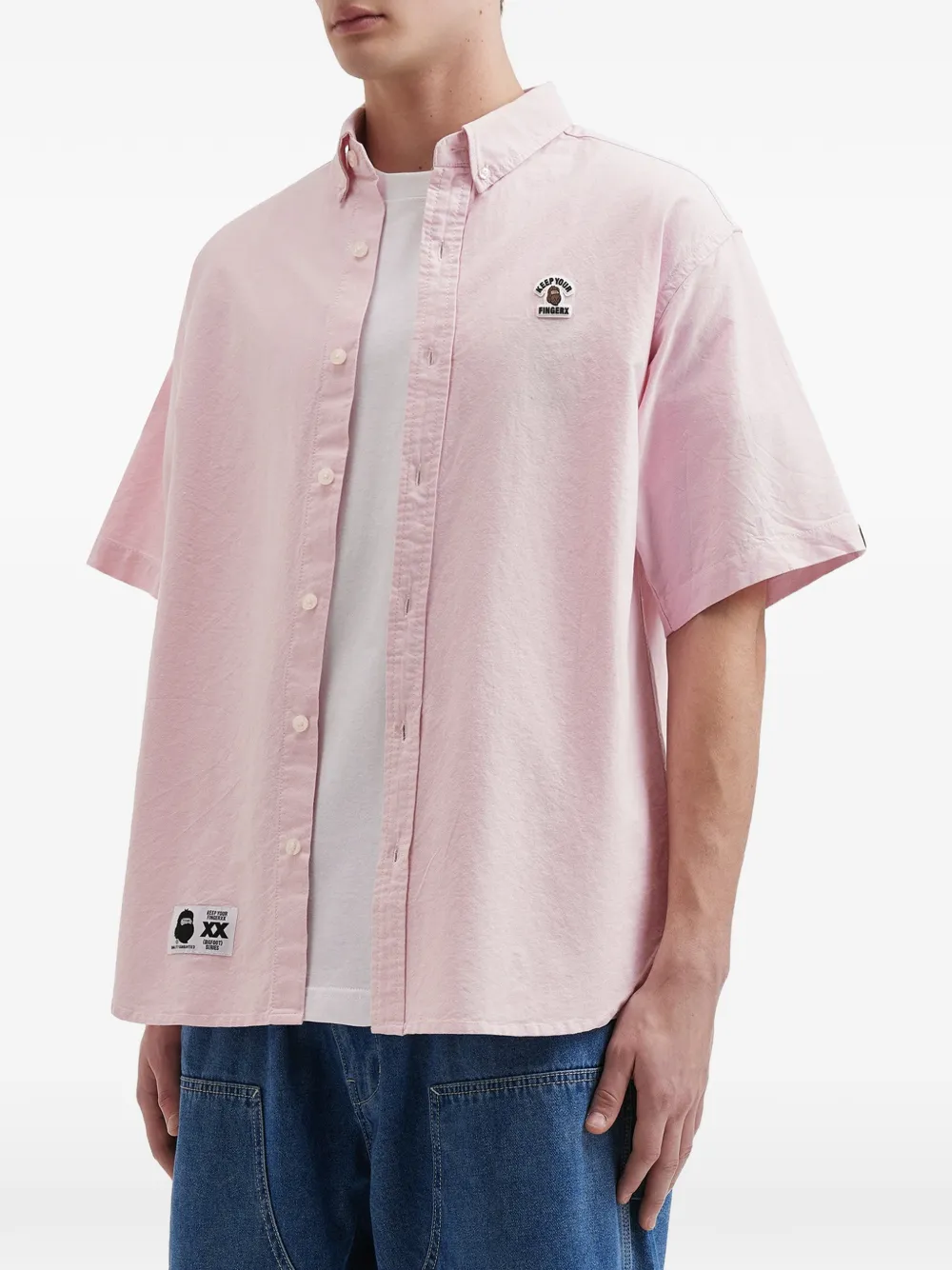  Fingercroxx Short-sleeve Shirt - Pink 