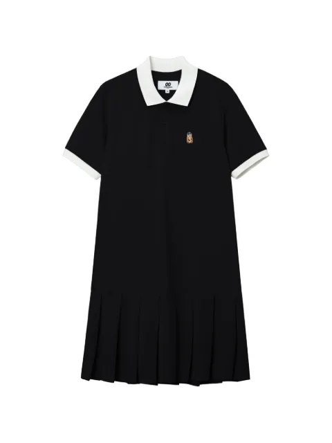 CHOCOOLATE pleated detail dress