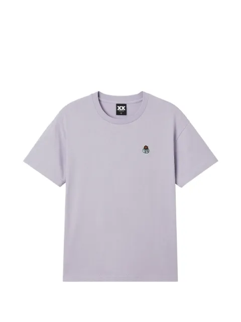 FINGERCROXX 로고 자수 티셔츠