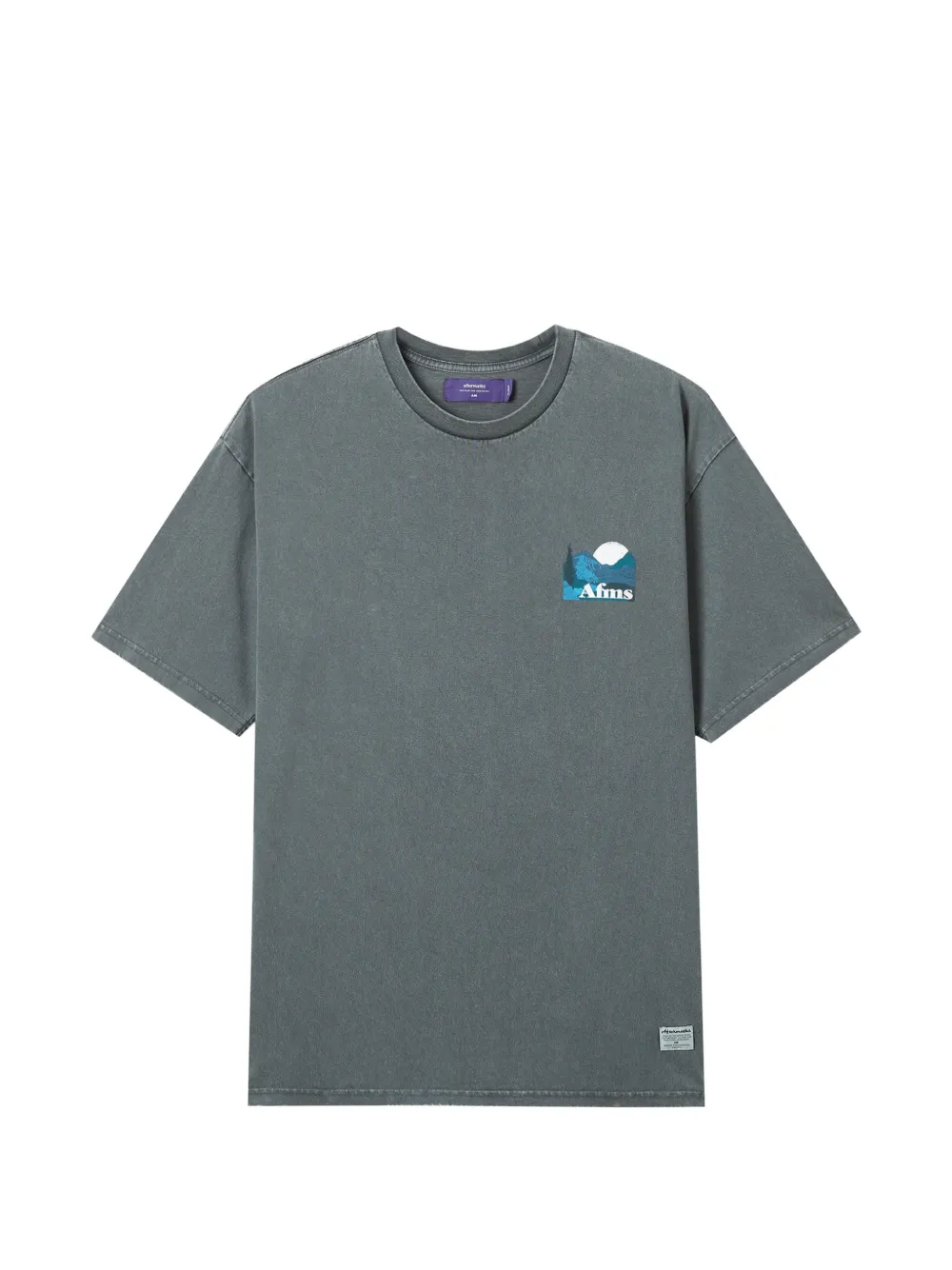 Aftermaths T-shirt Mit Landschafts-print In Green