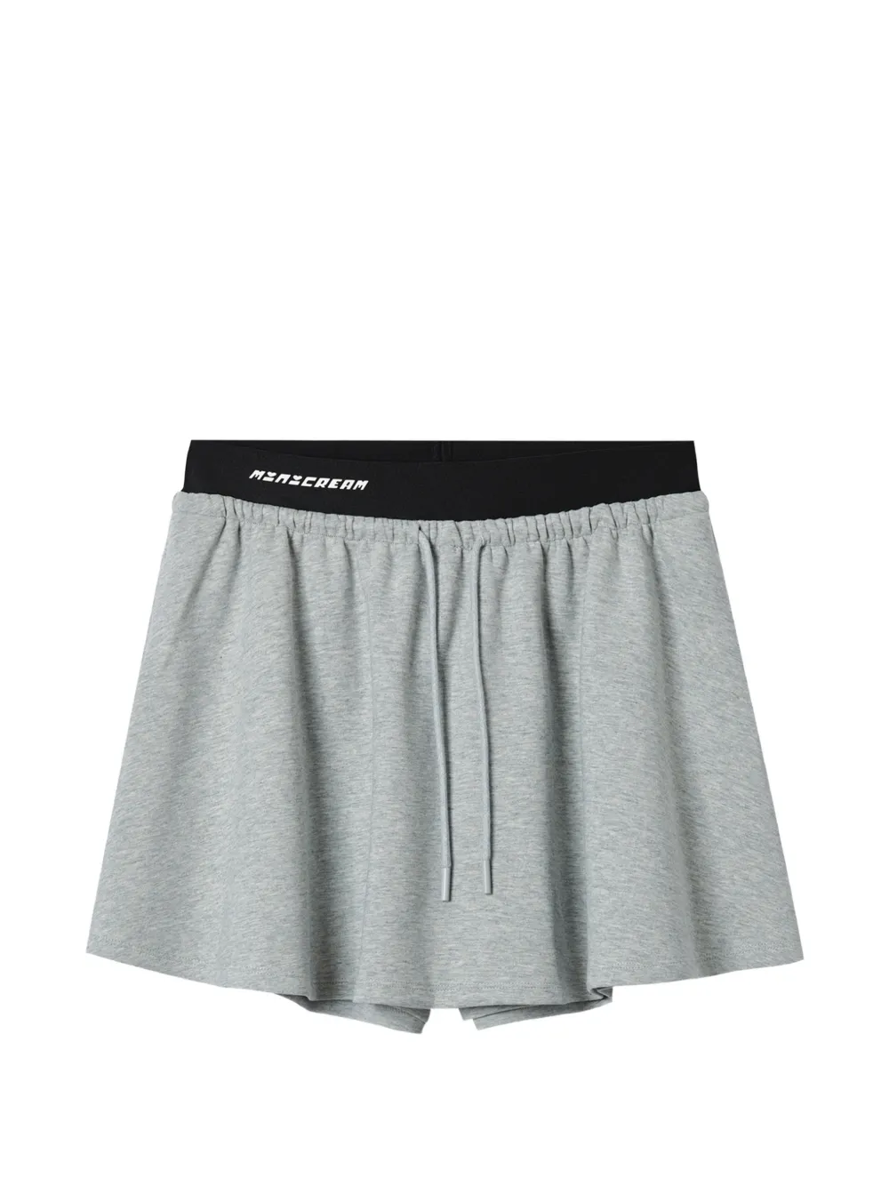 Mini Cream Gonna con coulisse - Grigio