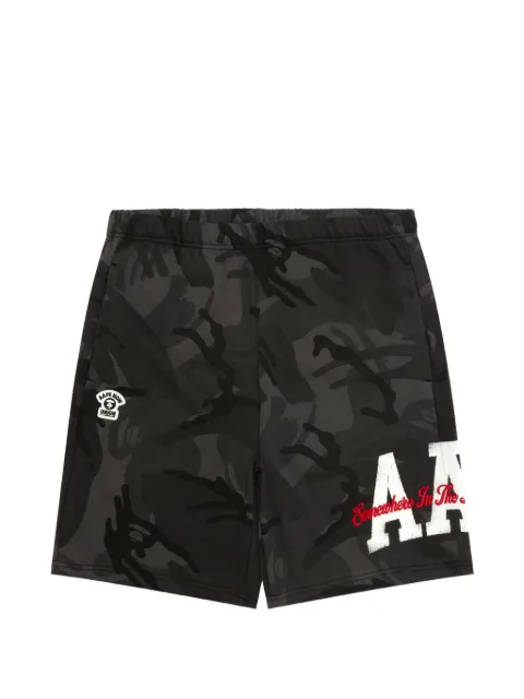 AAPE BY *A BATHING APE® camouflage-print drawstring shorts