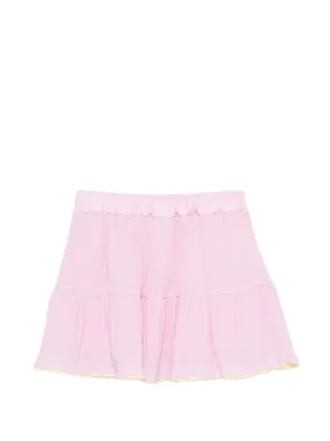 Gucci Kids モノグラム プリーツスカート | ピンク | FARFETCH JP