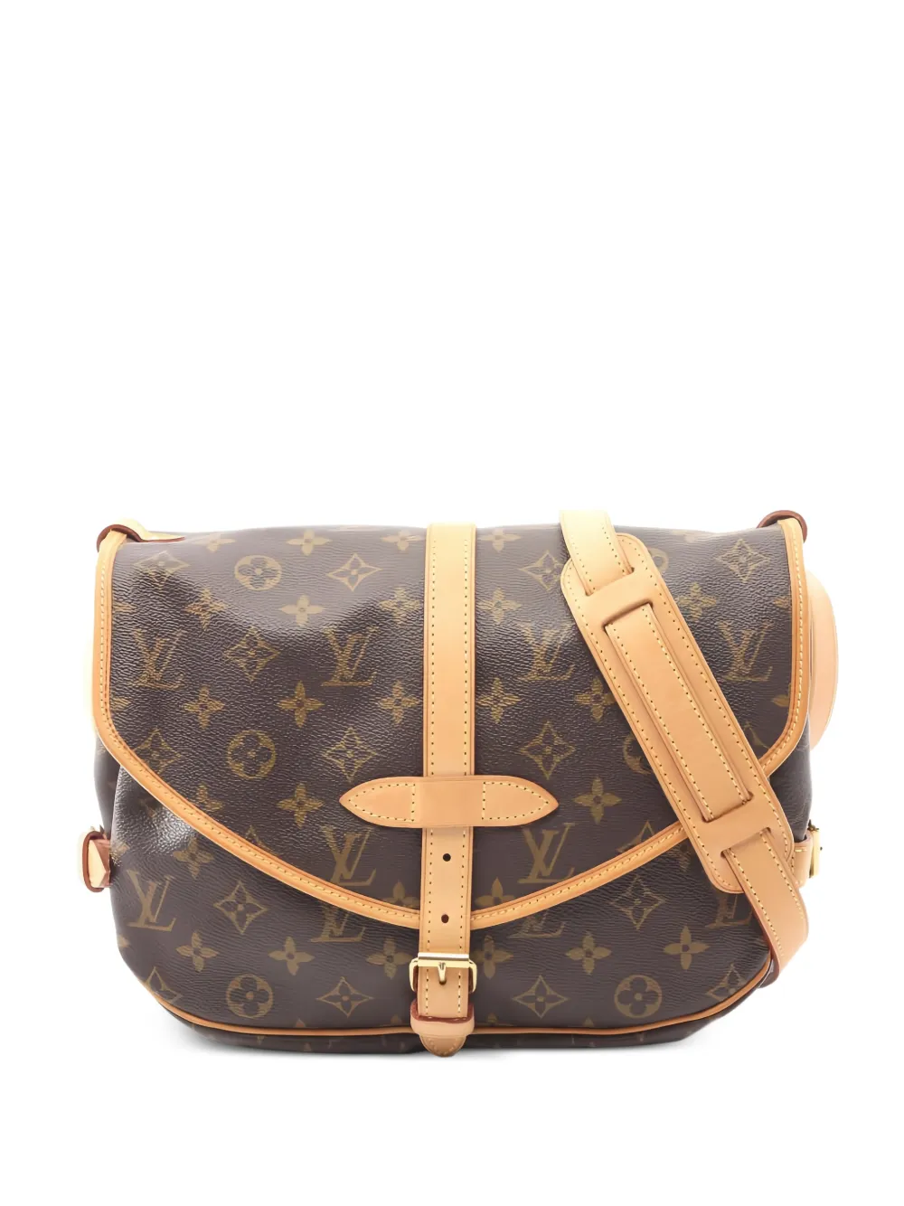Louis Vuitton Pre-Owned 2003 monogram leather crossbody bag - Marrone