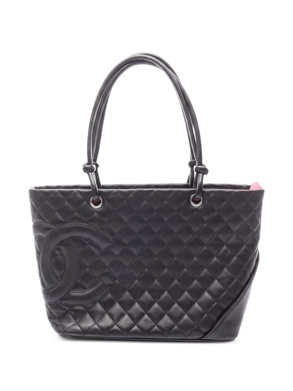 CHANEL Pre-Owned 2004-2005 Cambon line tote bag - Black