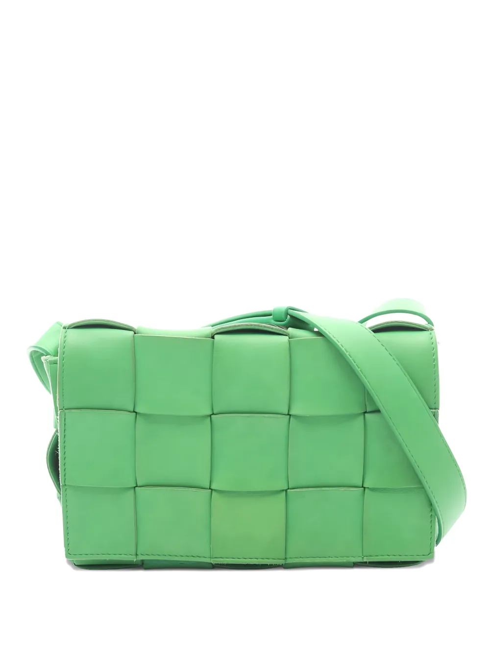 Bottega Veneta Pre-Owned Borsa a tracolla Cassette Intrecciato maxi anni 2000 - Verde
