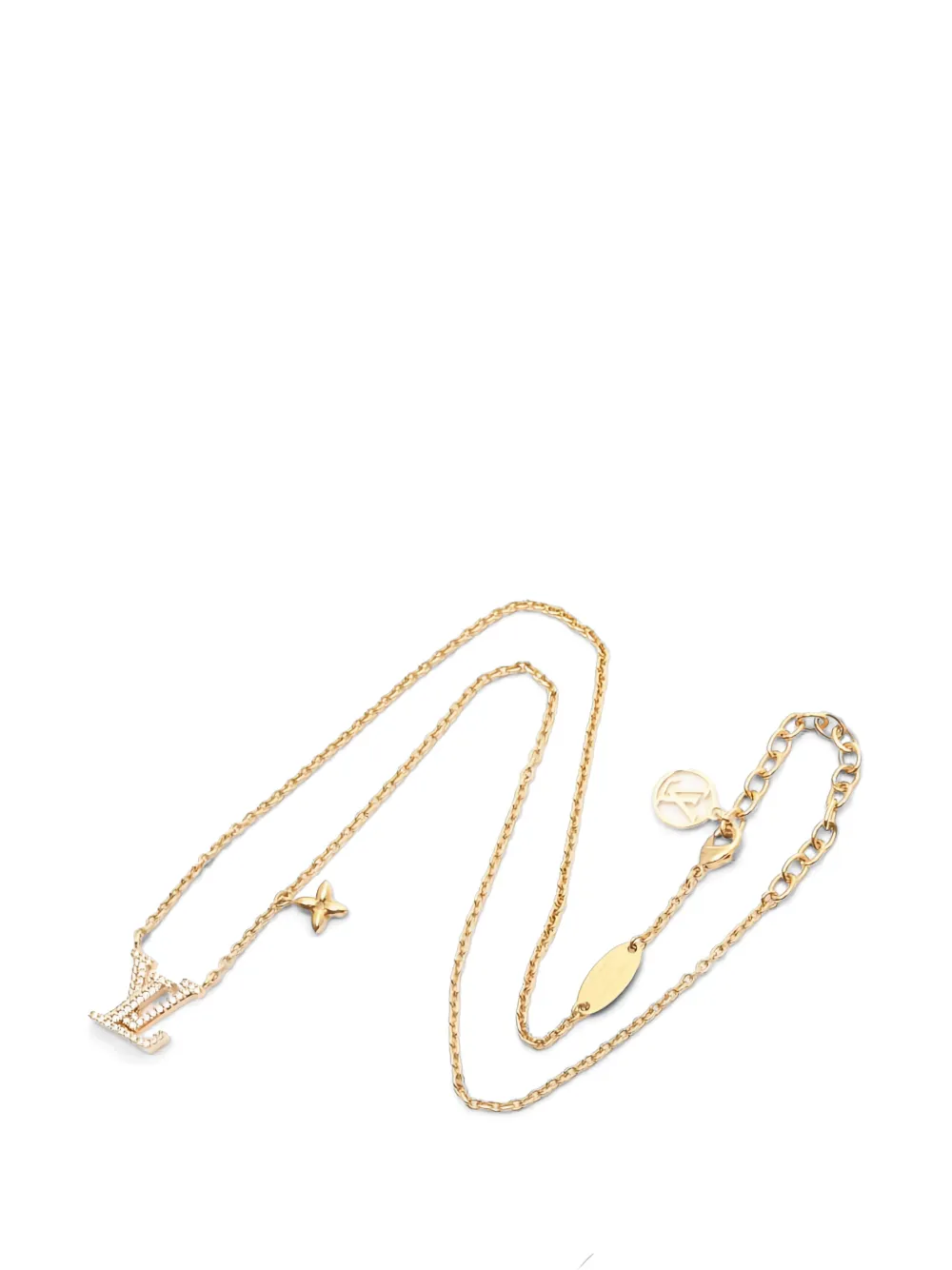 Louis Vuitton Pre-Owned 2023 iconic rhinestone necklace - Oro