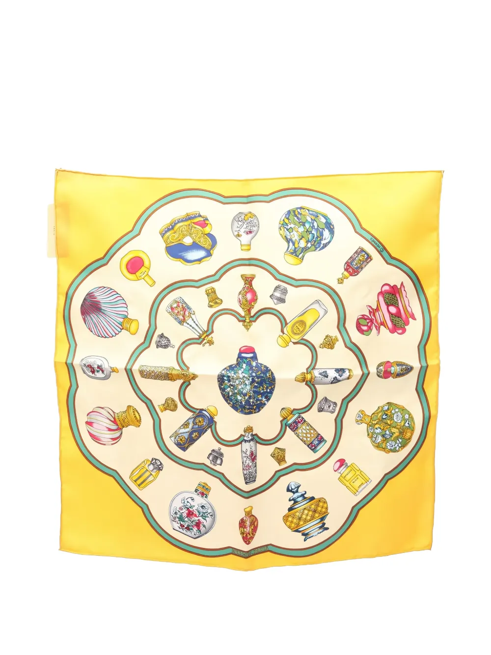 Hermès Pre-Owned Qu importe le flacon scarf - Giallo