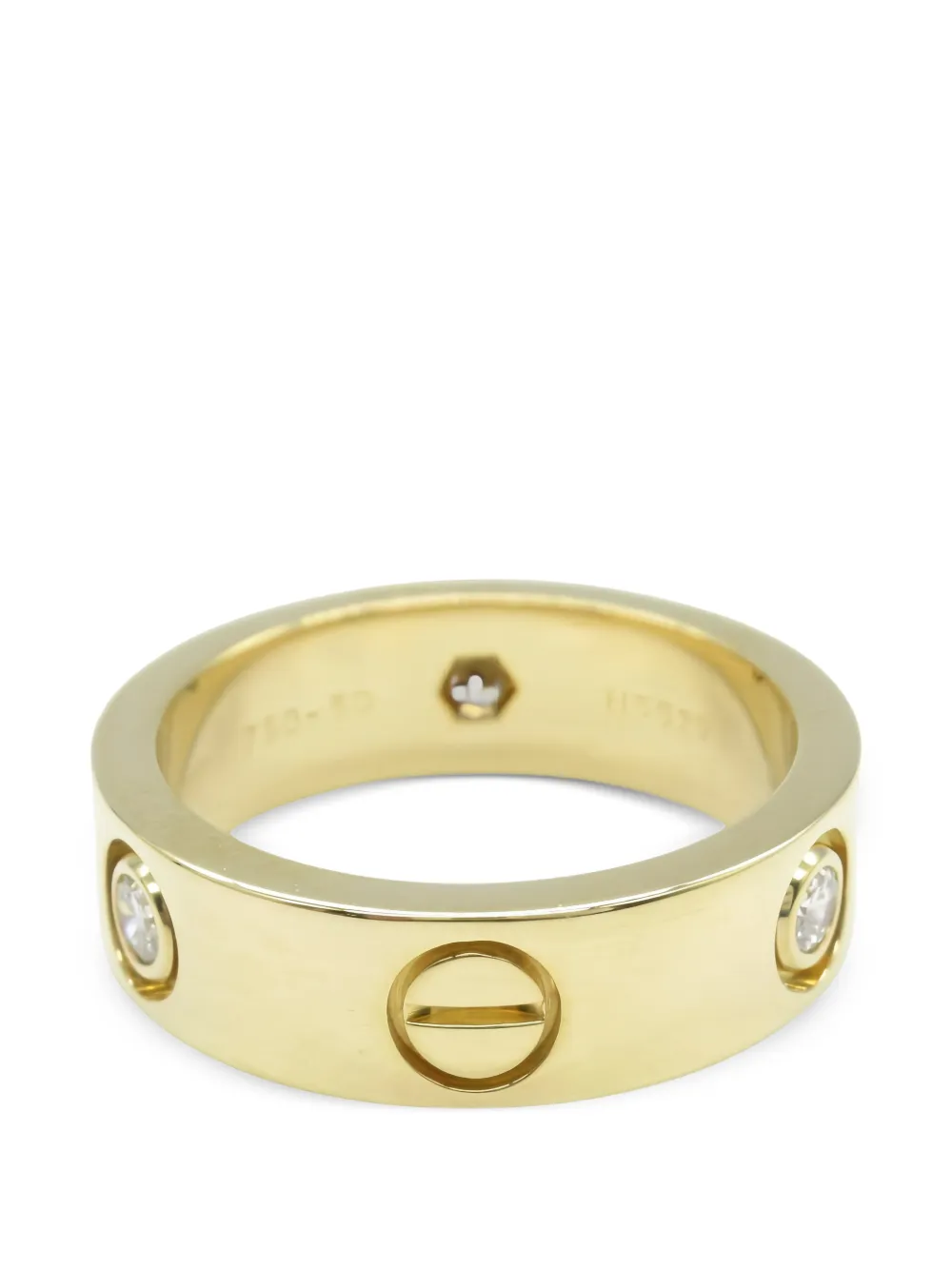  Cartier 2010s 3pd Diamond Ring - Gold 