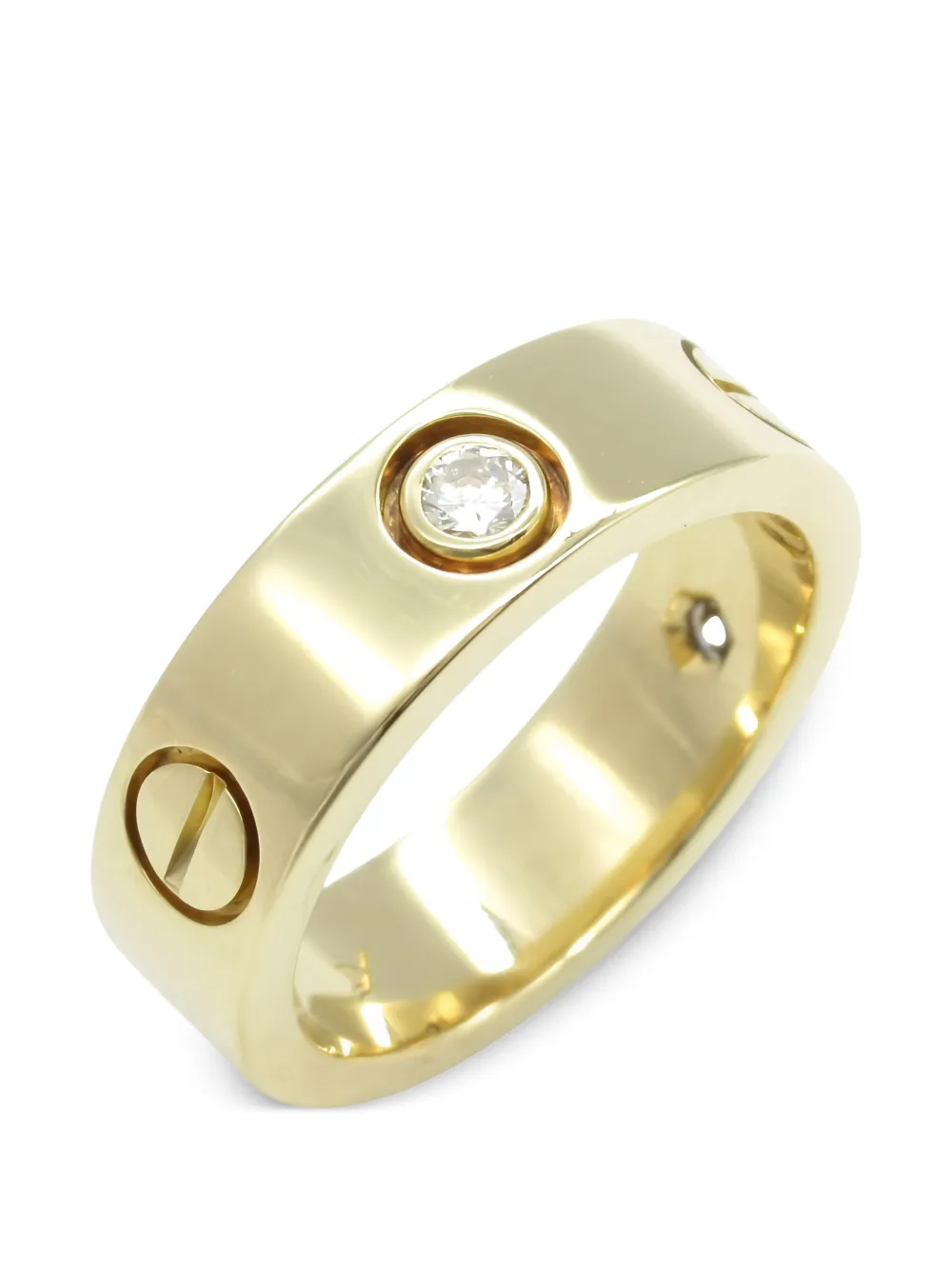  Cartier 2010s 3pd Diamond Ring - Gold 
