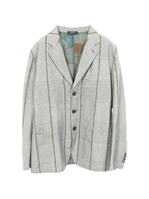 Hermès Pre-Owned veste à motif pied-de-poule (années 2010)