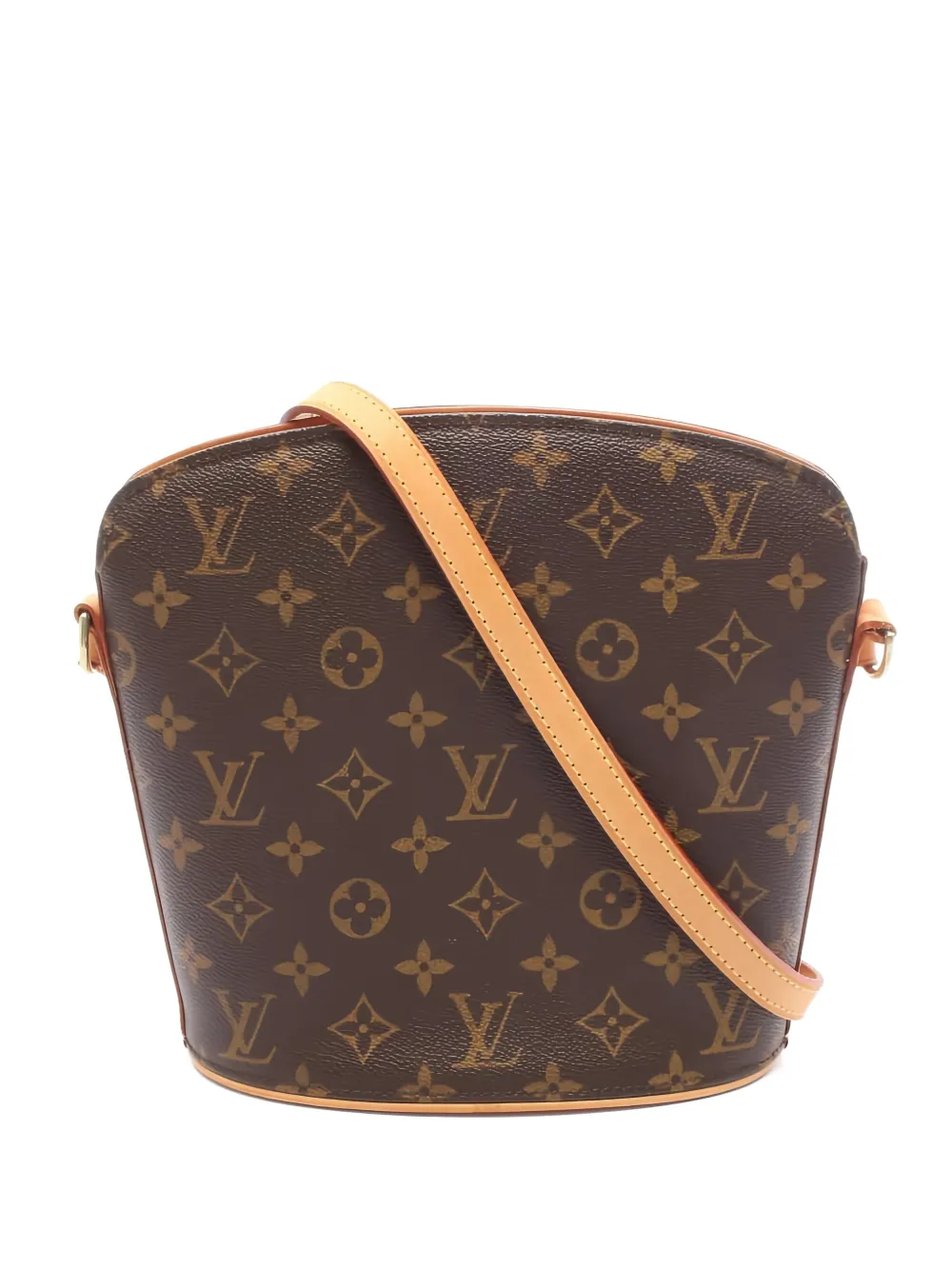 Louis Vuitton Pre-Owned 2003 Drouot monogram-pattern shoulder bag - Marrone
