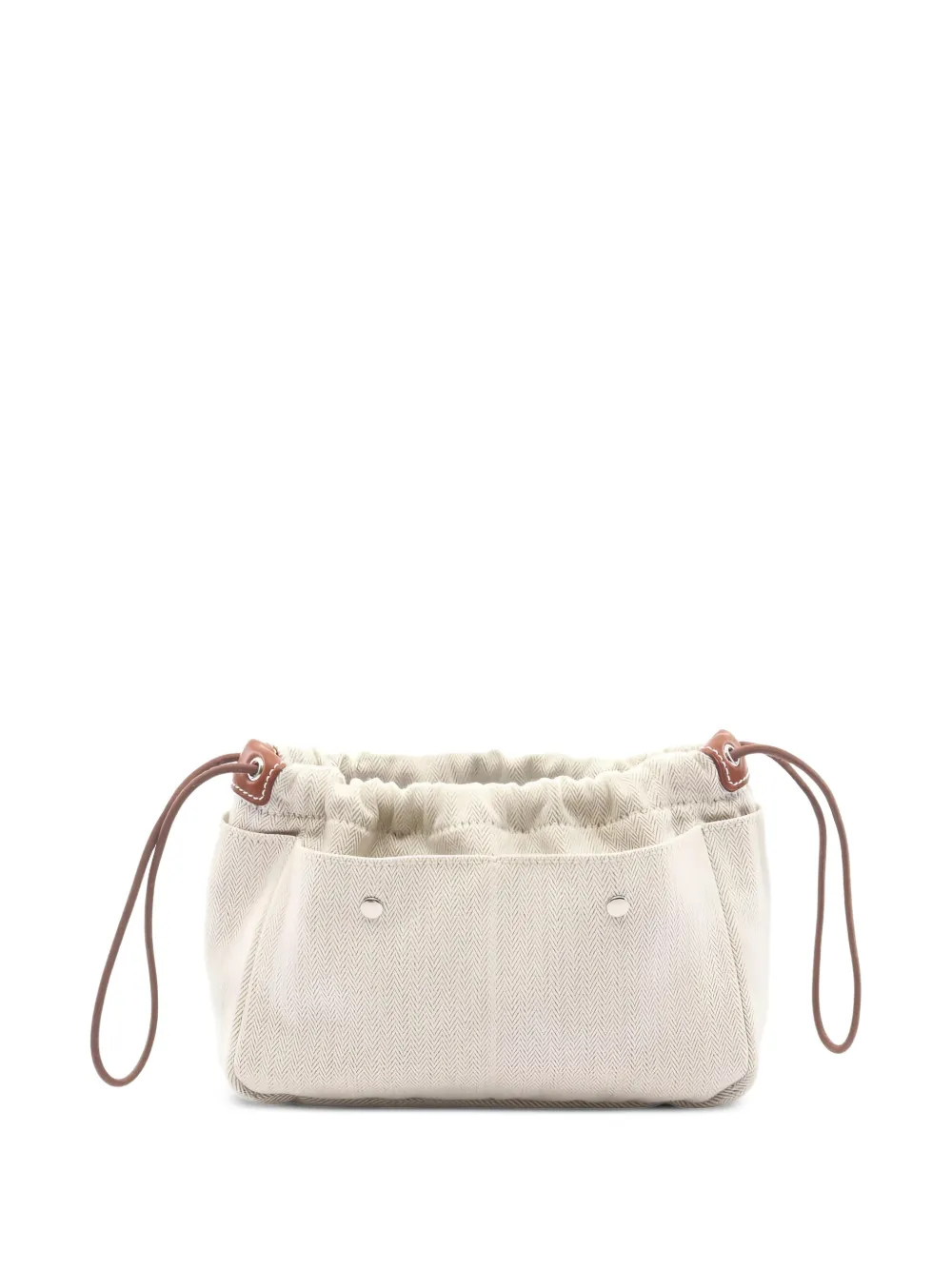 Hermès Pre-Owned 2017 Foolby leather pouch - Toni neutri