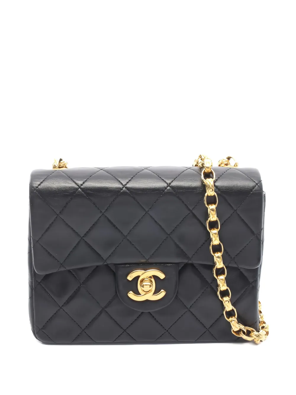 CHANEL Pre-Owned 1989-1991 chain-strap shoulder bag - Nero