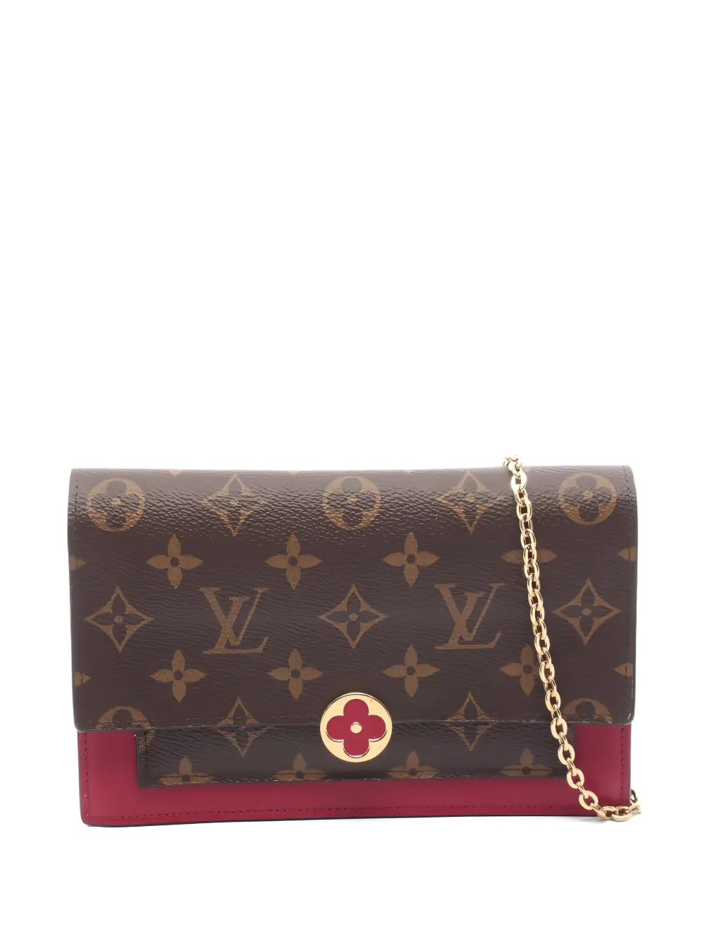 Louis Vuitton Pre-Owned Borsa a spalla Portefeuil Flore con monogramma 2020 - Marrone