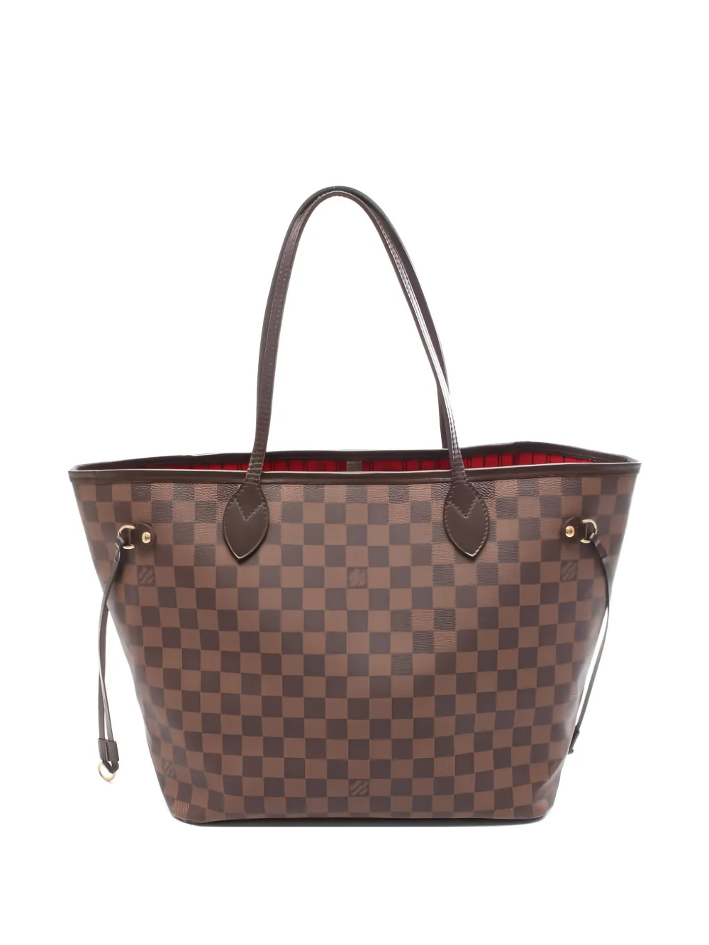 Louis Vuitton Pre-Owned 2009 check leather tote bag - Marrone