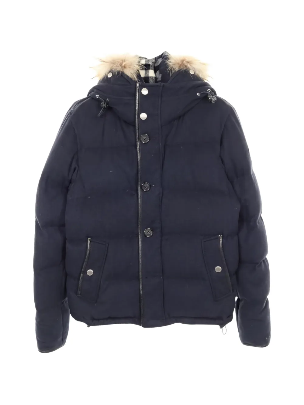 Burberry Pre-Owned Piumino con cappuccio 2010 - Blu
