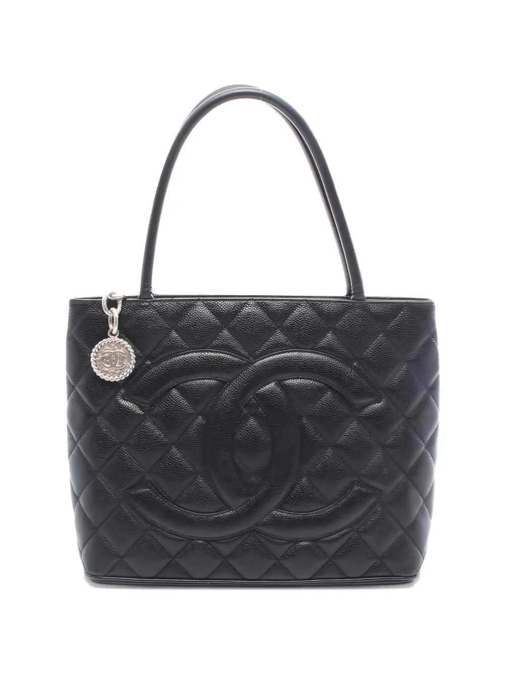 CHANEL Pre-Owned Borsa tote Medallion 2002 - Nero