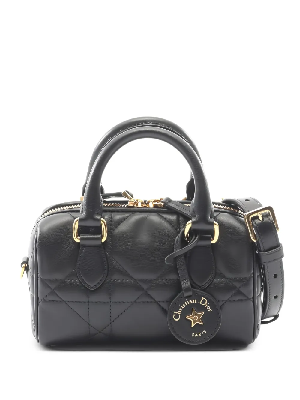 Christian Dior Pre-Owned Borsa Groove 17 mini trapuntata - Nero