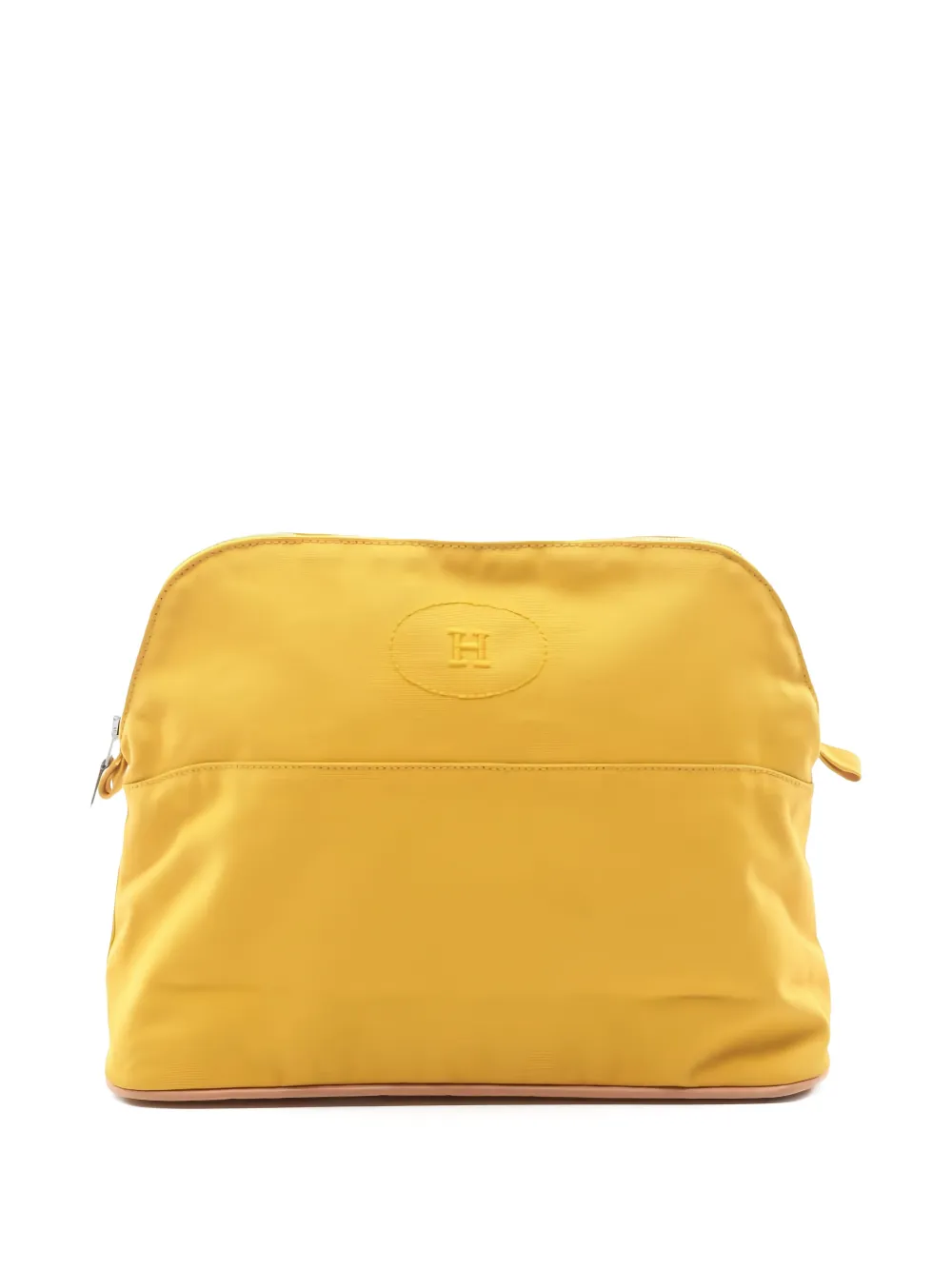 Hermès Pre-Owned 10s canvas pouch - Giallo