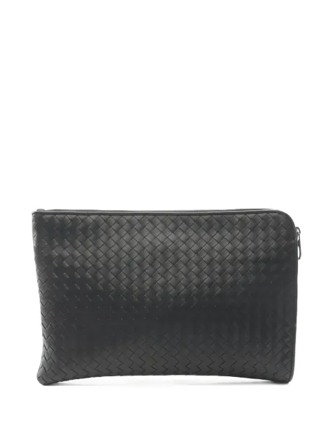 Bottega Veneta Pre-Owned bolsa de mano de piel en tejido Intrecciato