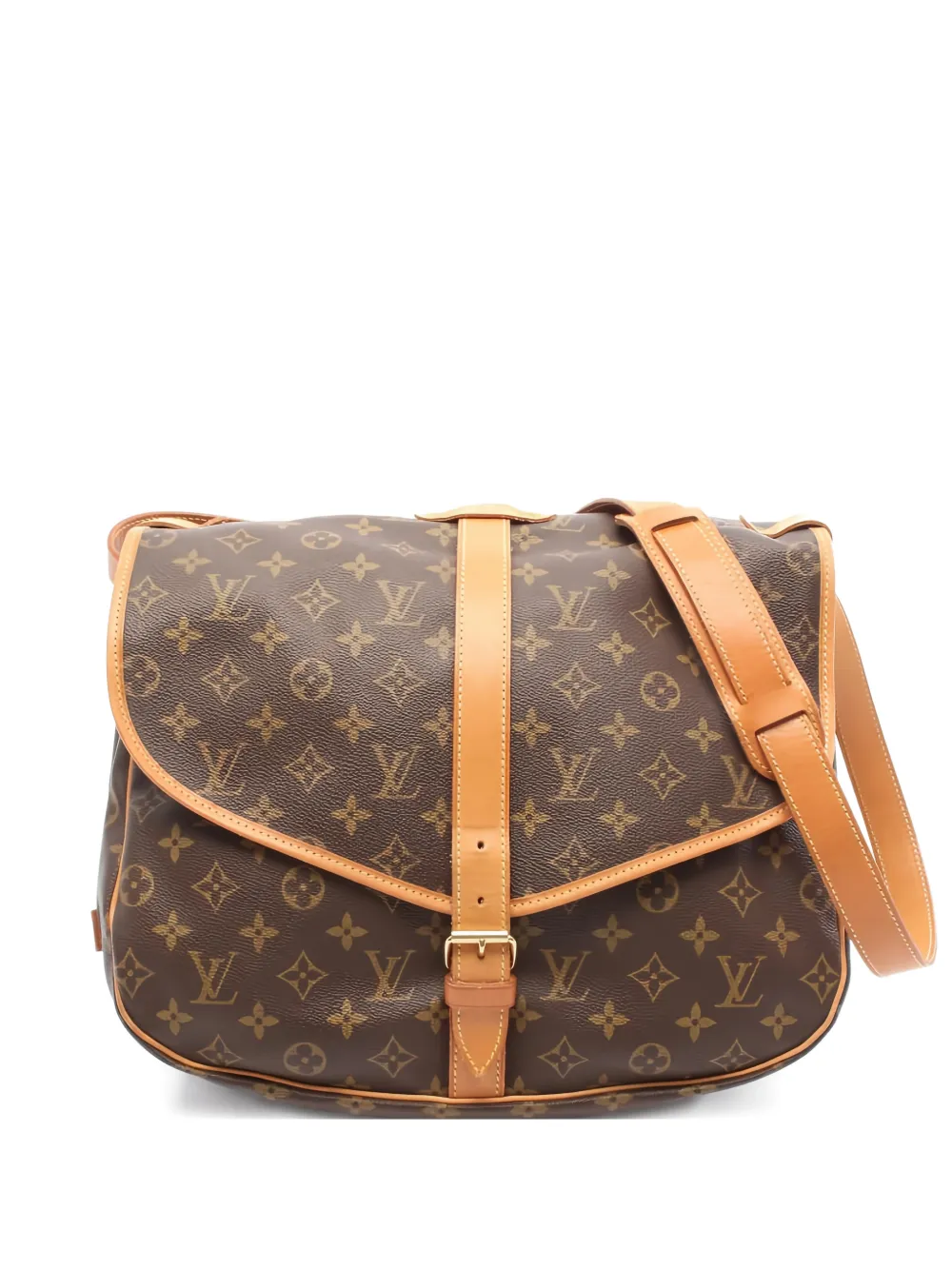 Louis Vuitton Pre-Owned 1995 Saumur 35 monogram shoulder bag - Braun