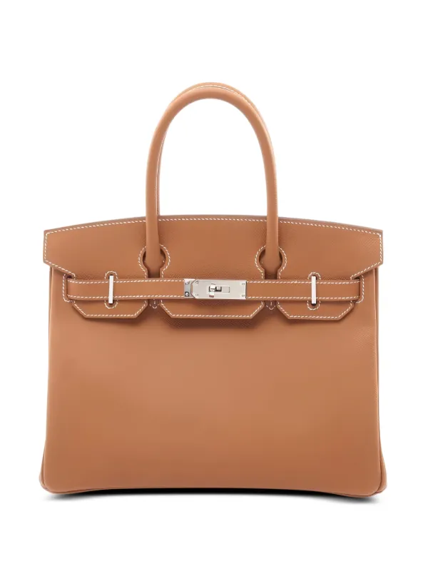 Hermès Pre-owned 2024 30 Birkin Tote Bag in Brown