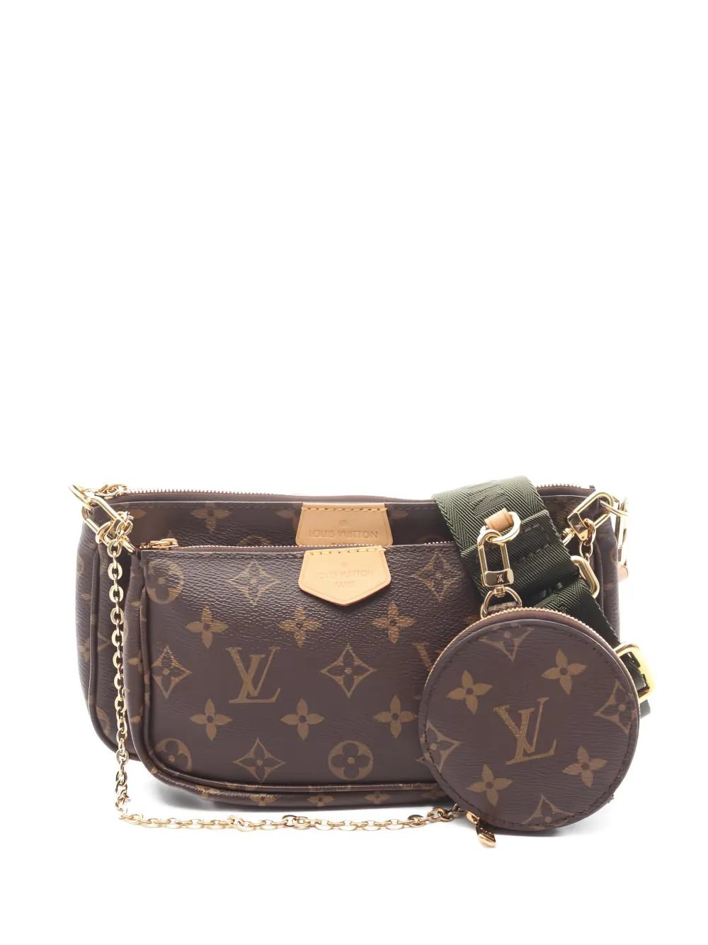 Louis Vuitton Pre-Owned 2000s Multi Pochette monogram-pattern shoulder bag - Marrone