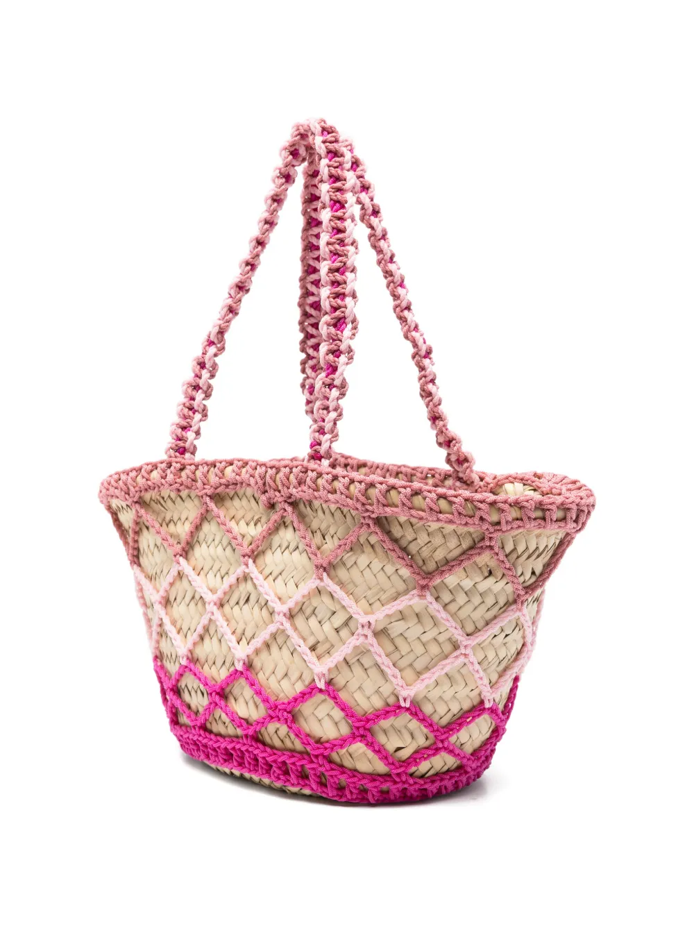  Rosantica Medium Braided-rope Tote Bag - Neutrals 