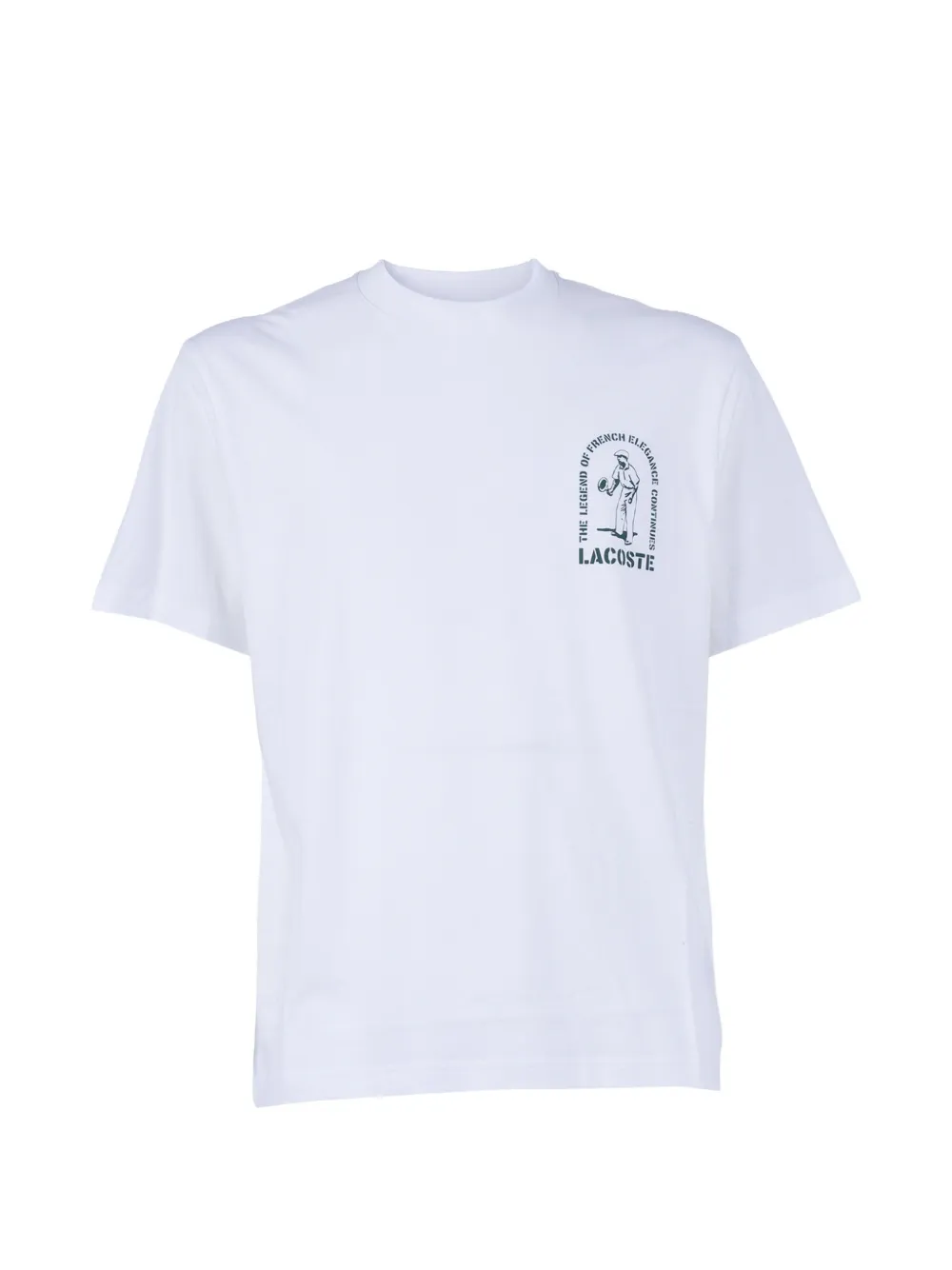 Lacoste graphic T-shirt - Bianco