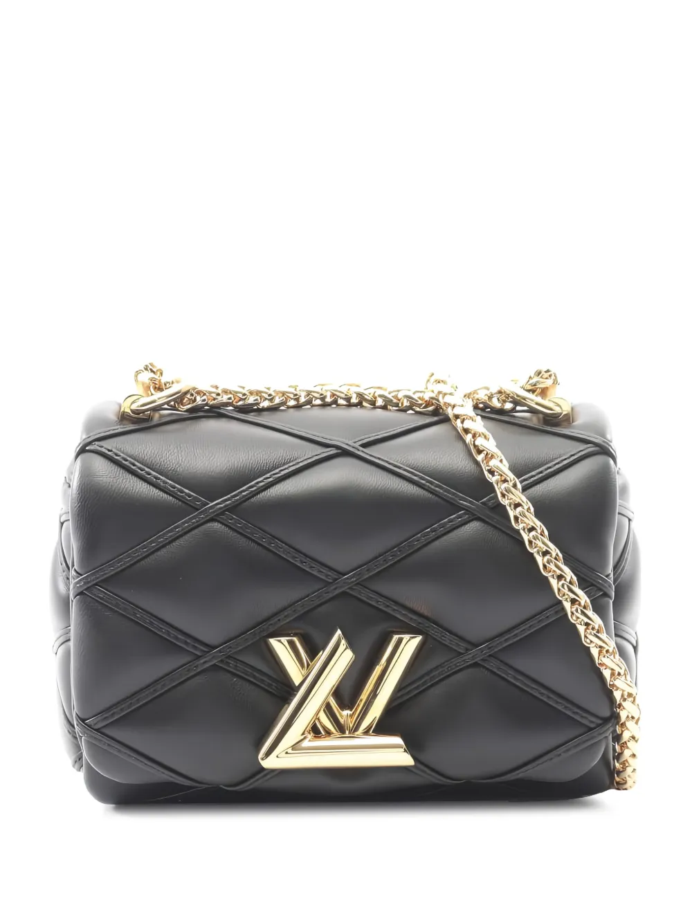 Louis Vuitton Pre-Owned 2021 14 Pico GO quilted-leather chain-strap shoulder bag - Nero