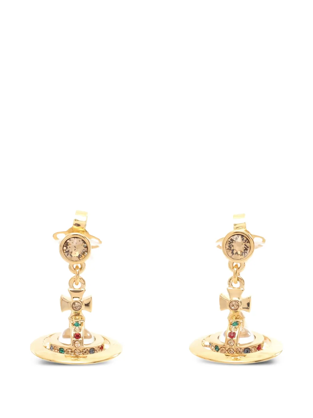 Vivienne Westwood Pre-Owned 2020 Orb-motif earrings - Gold