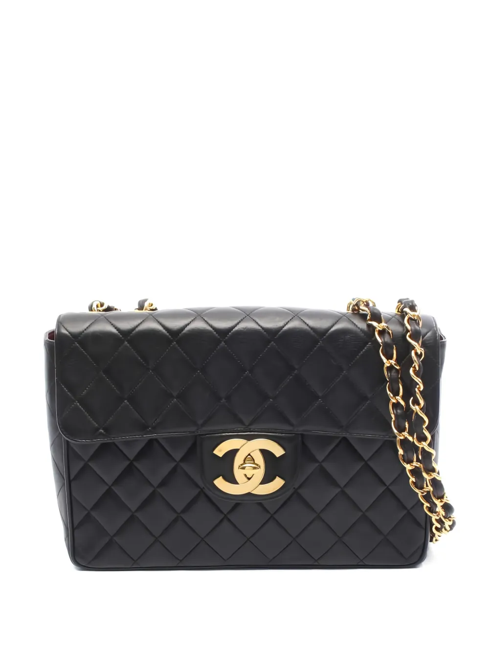 CHANEL Pre-Owned 1994 Deca Matlassé chain shoulder bag - Nero