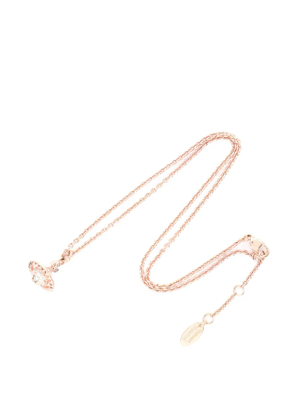 Vivienne Westwood Pre-Owned 2000s Orb rhinestone necklace - Rosa