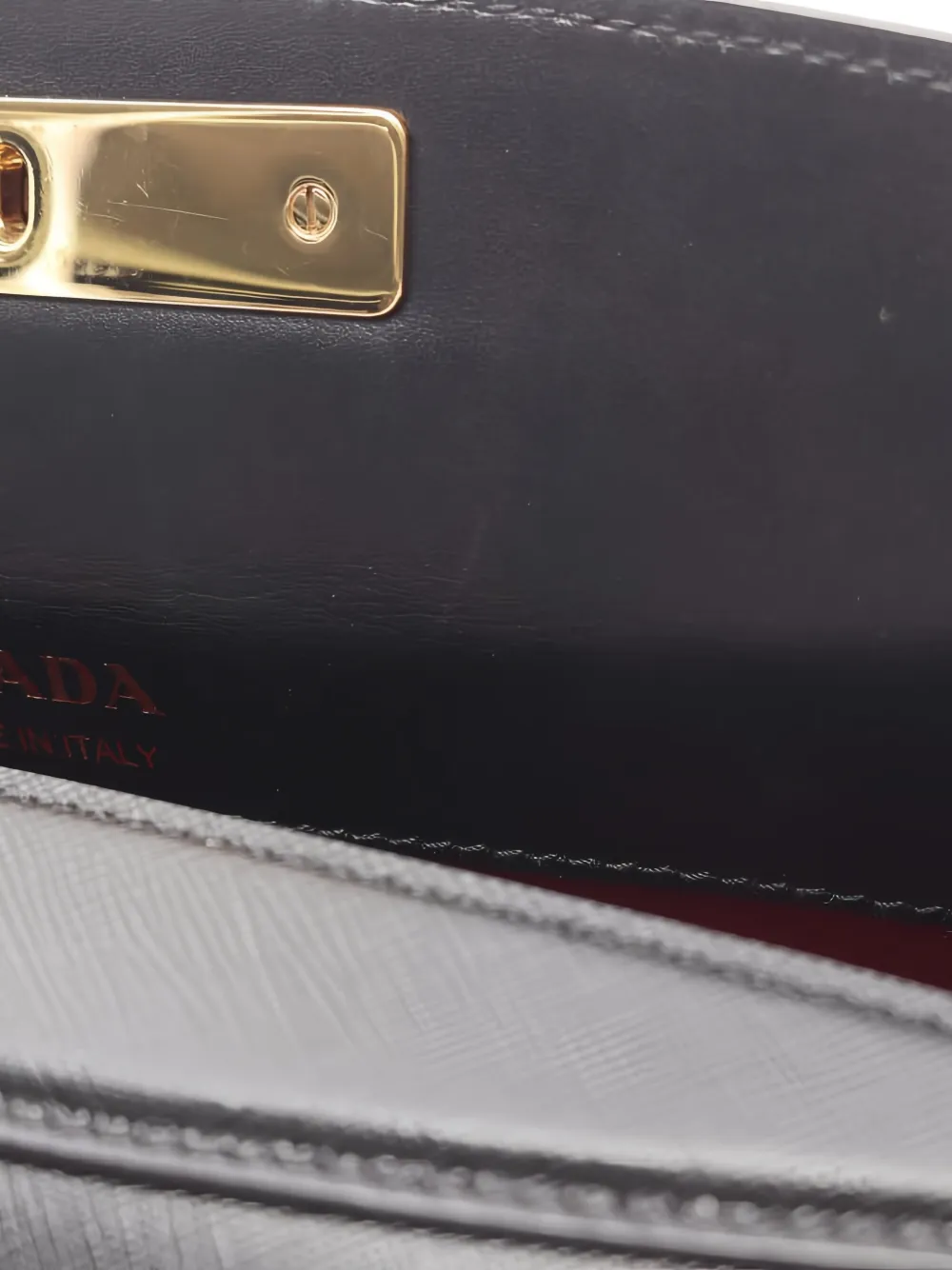 1910s Saffiano Leather Handbag