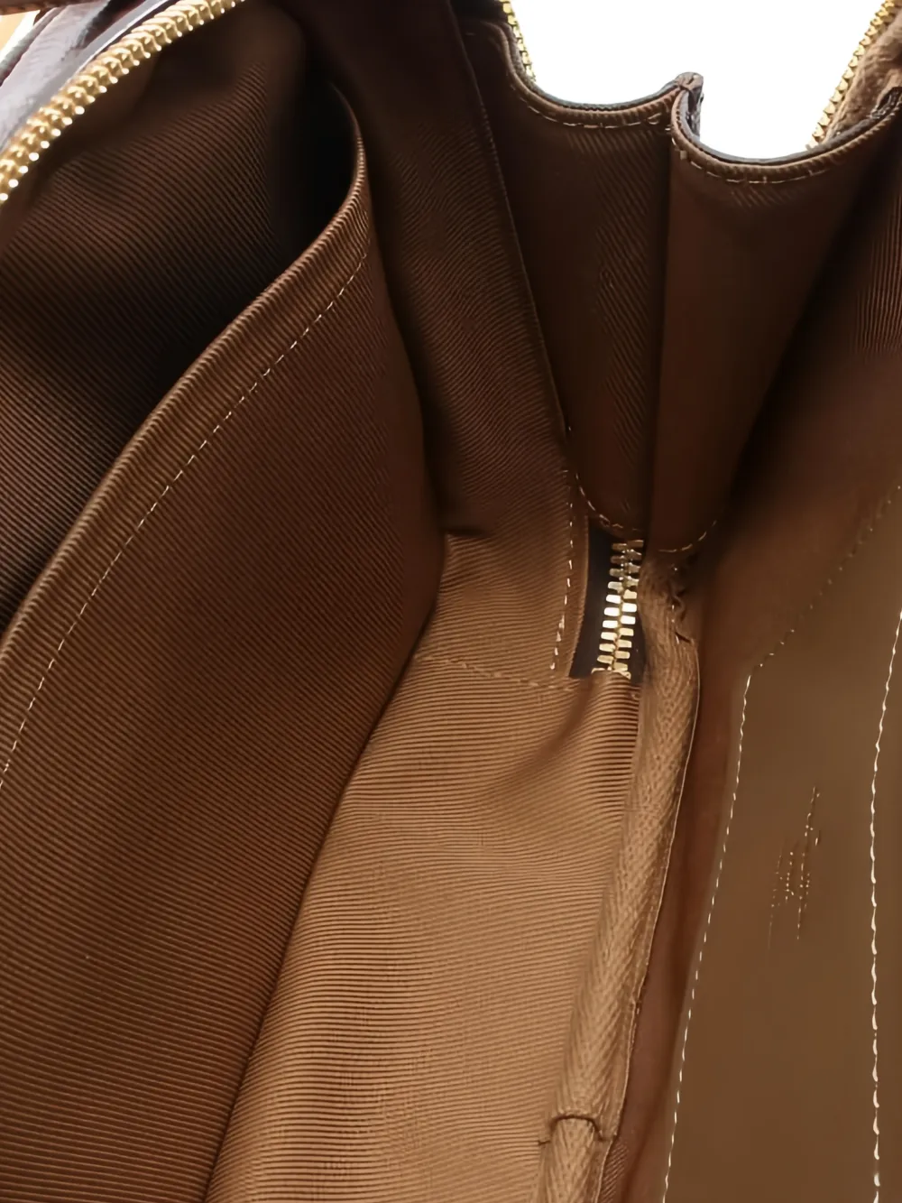  Louis Vuitton Pre-owned Monogram Crossbody Leather Tote Bag - Brown 