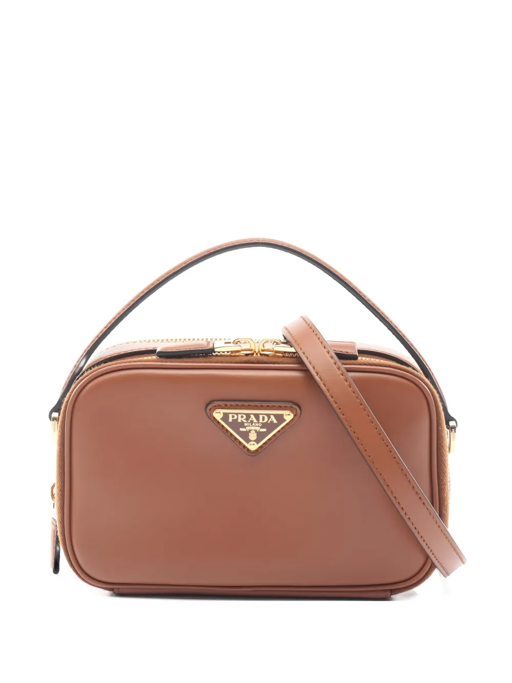 Prada Pre-Owned 2010s Odette leather handbag - Marrone