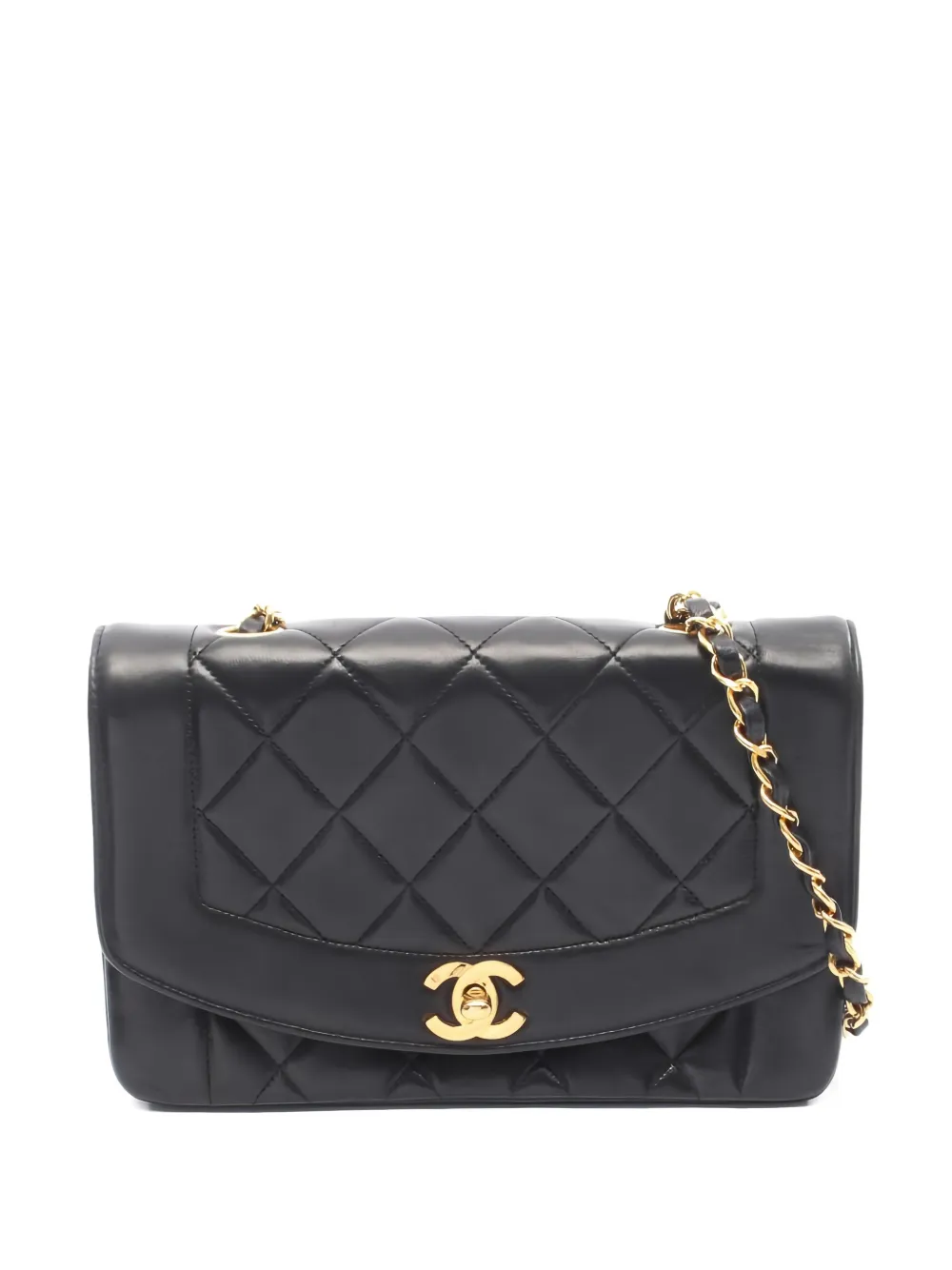CHANEL Pre-Owned 1996 quilted chain-strap shoulder bag - Nero